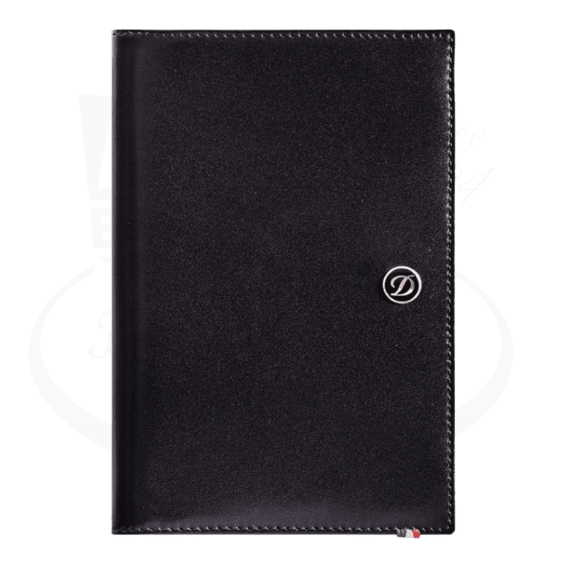 S.T. Dupont Line D Black Leather Passport Cover, 180012