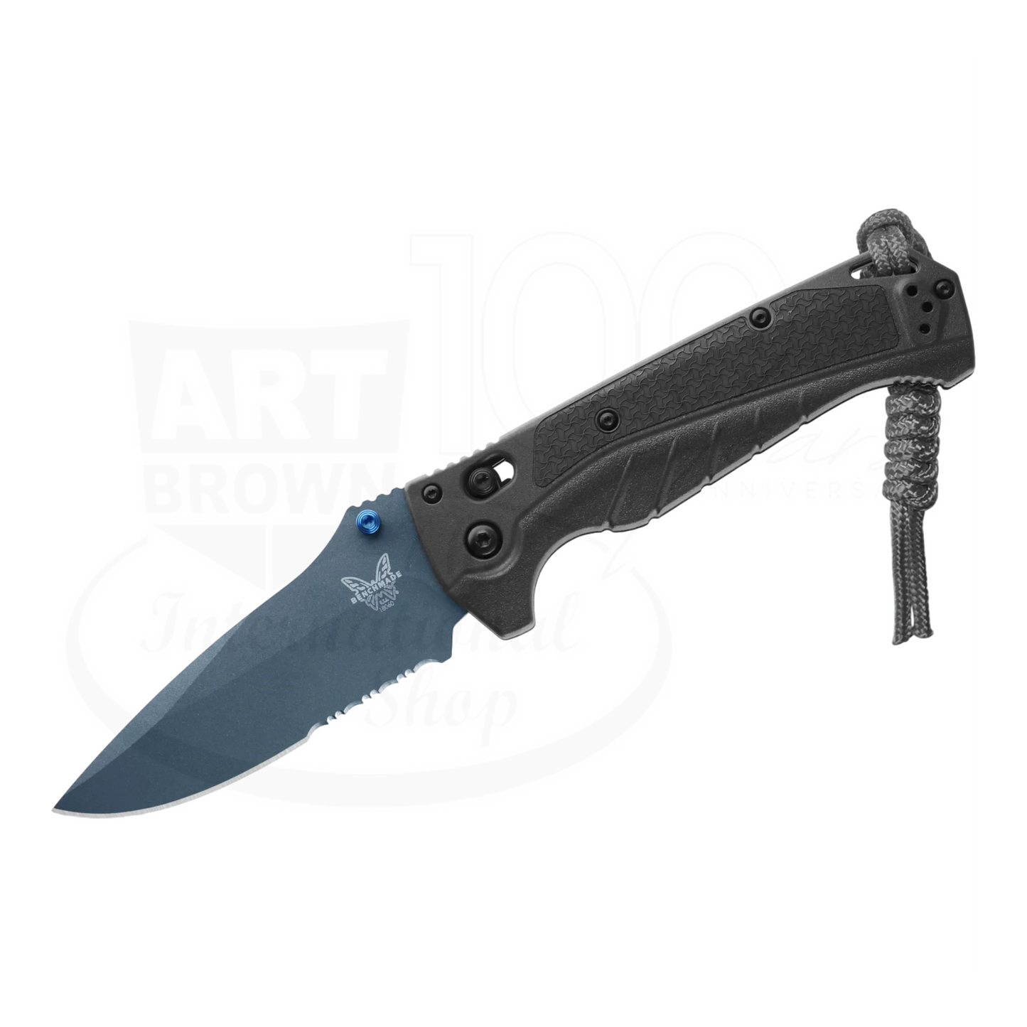 Benchmade Adira™ Tempest Gray Grivory® Serrated Drop-point