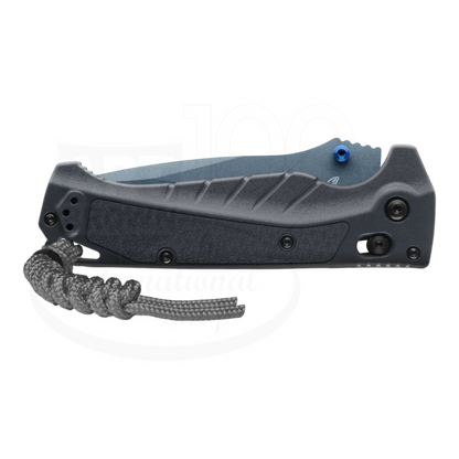 Benchmade Adira™ Tempest Gray Grivory® Serrated Drop-point