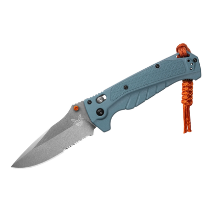 Benchmade Adira™ Blue Depth Grivory® Serrated Drop-point