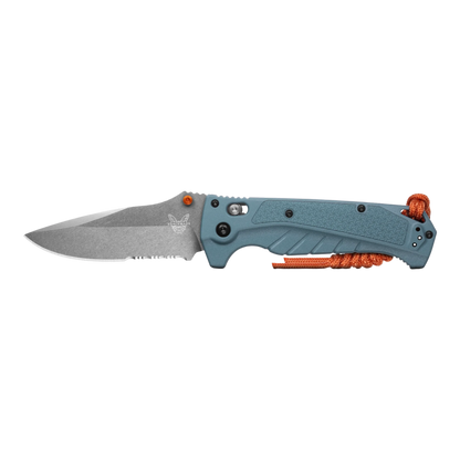 Benchmade Adira™ Blue Depth Grivory® Serrated Drop-point