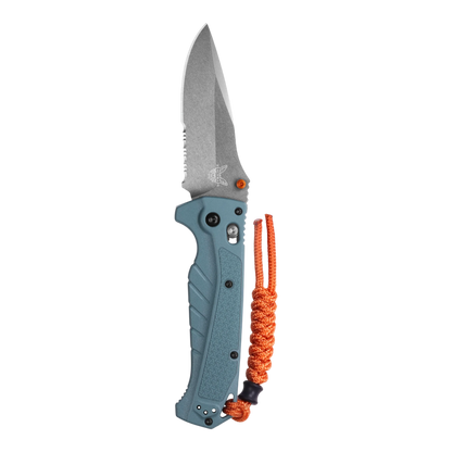 Benchmade Adira™ Blue Depth Grivory® Serrated Drop-point