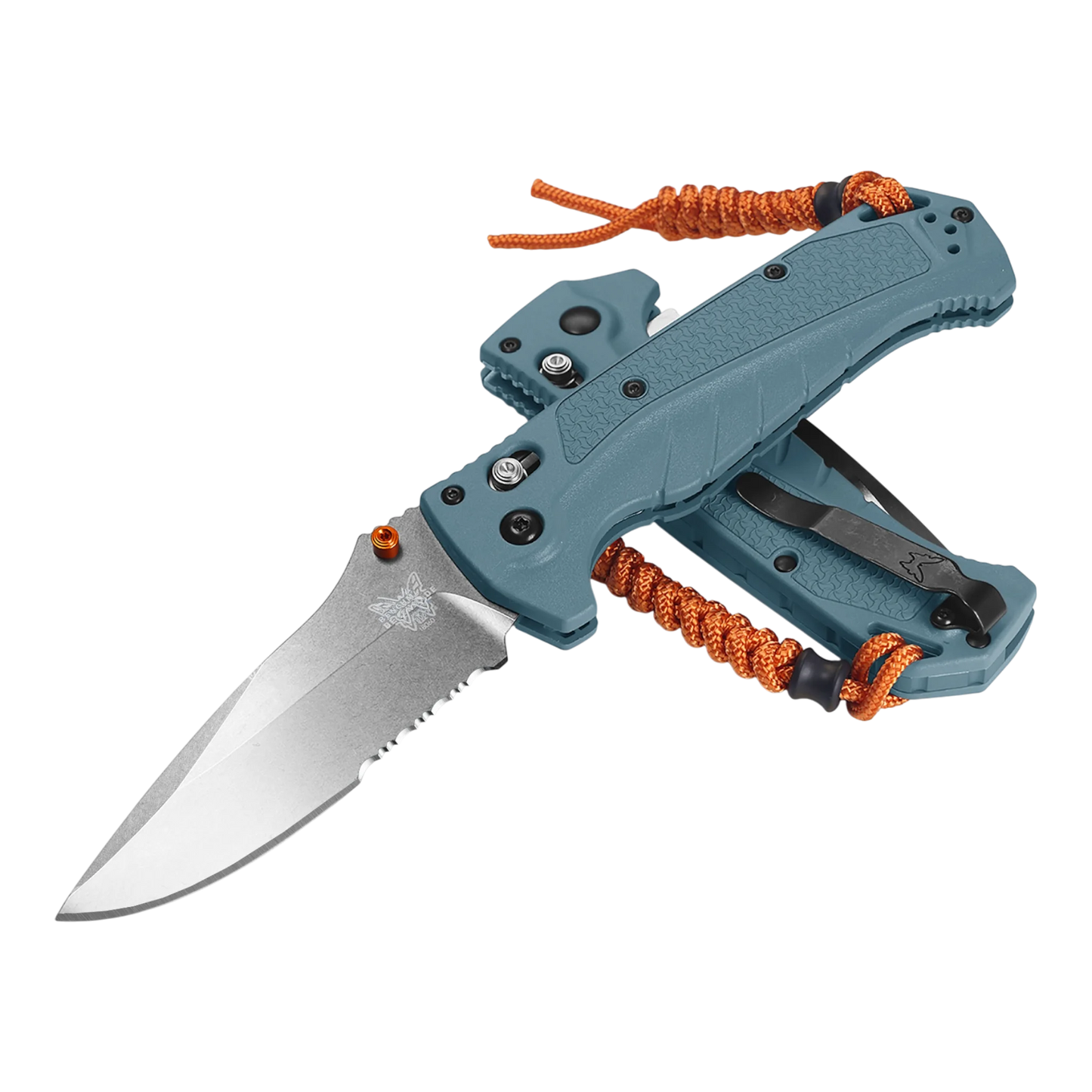 Benchmade Adira™ Blue Depth Grivory® Serrated Drop-point