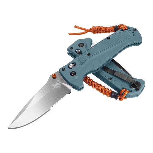 Benchmade Adira™ Blue Depth Grivory® Serrated Drop-point