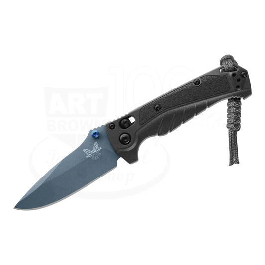 Benchmade Mini Adira™ Tempest Gray Grivory® Drop-point