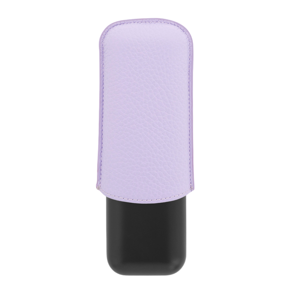 S.T. Dupont Metal Base Matte Black & Lilac 2 Cigar Case, 183162
