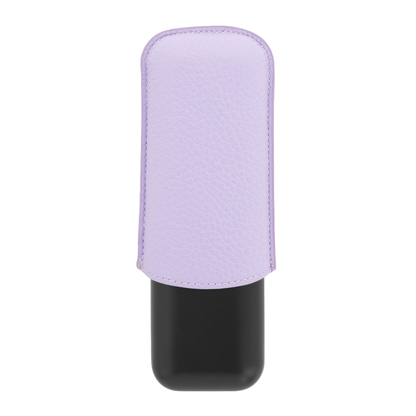 S.T. Dupont Metal Base Matte Black & Lilac 2 Cigar Case, 183162