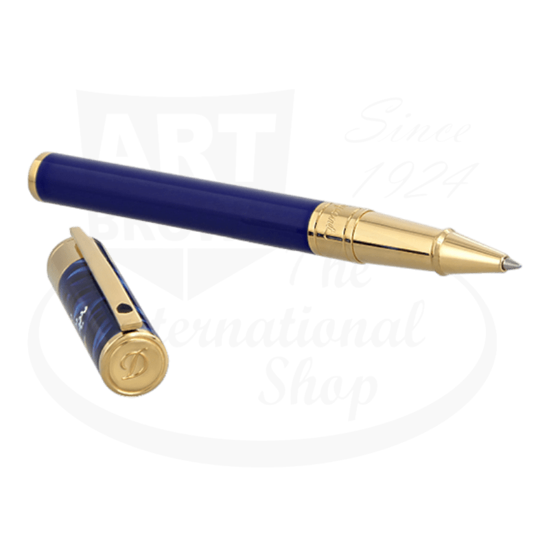 S.T. Dupont D-Initial Koi & Shiny Gold Rollerball Pen, 262005