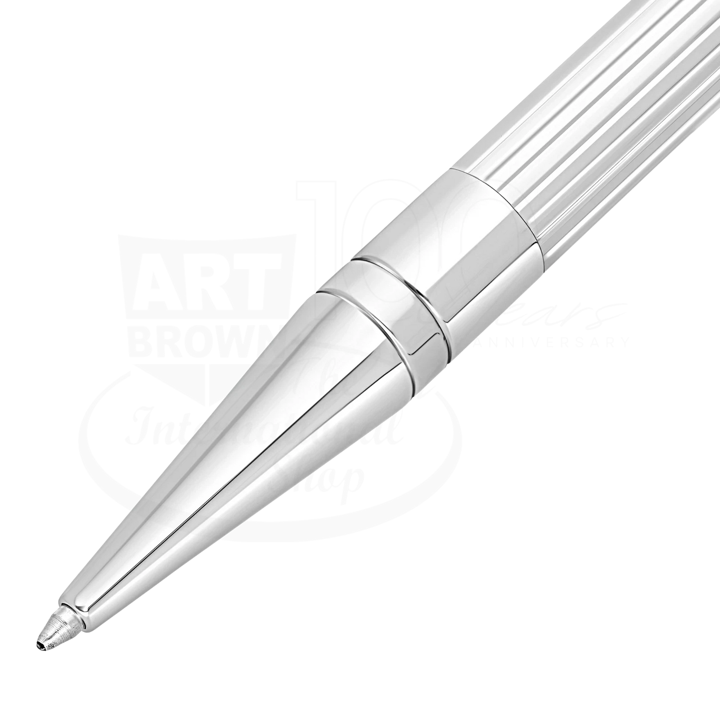 S.T. Dupont D-Initial Chrome Ballpoint Pen, 275201