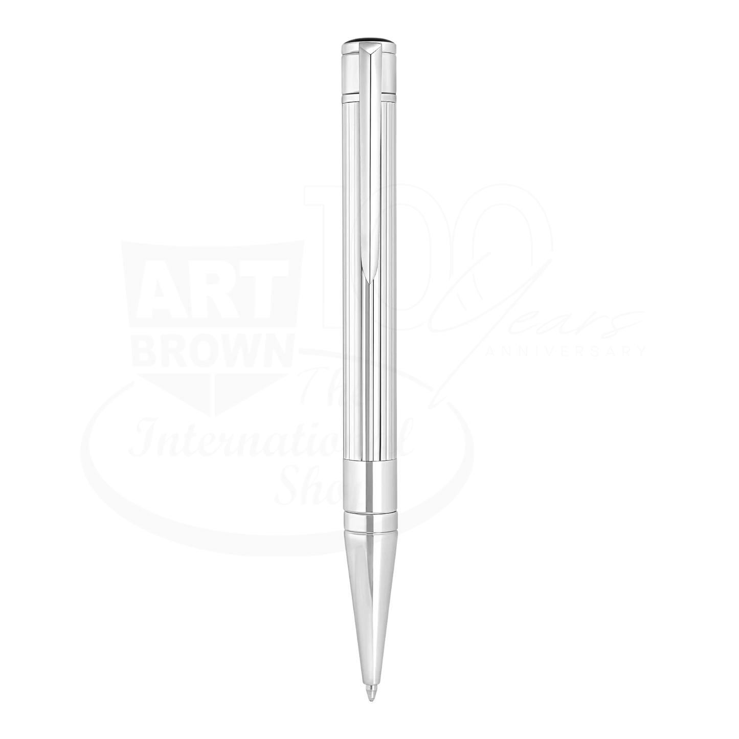 S.T. Dupont D-Initial Chrome Ballpoint Pen, 275201
