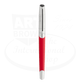 S.T. Dupont Defi Millennium Silver & Matte Red Rollerball Pen, 402739