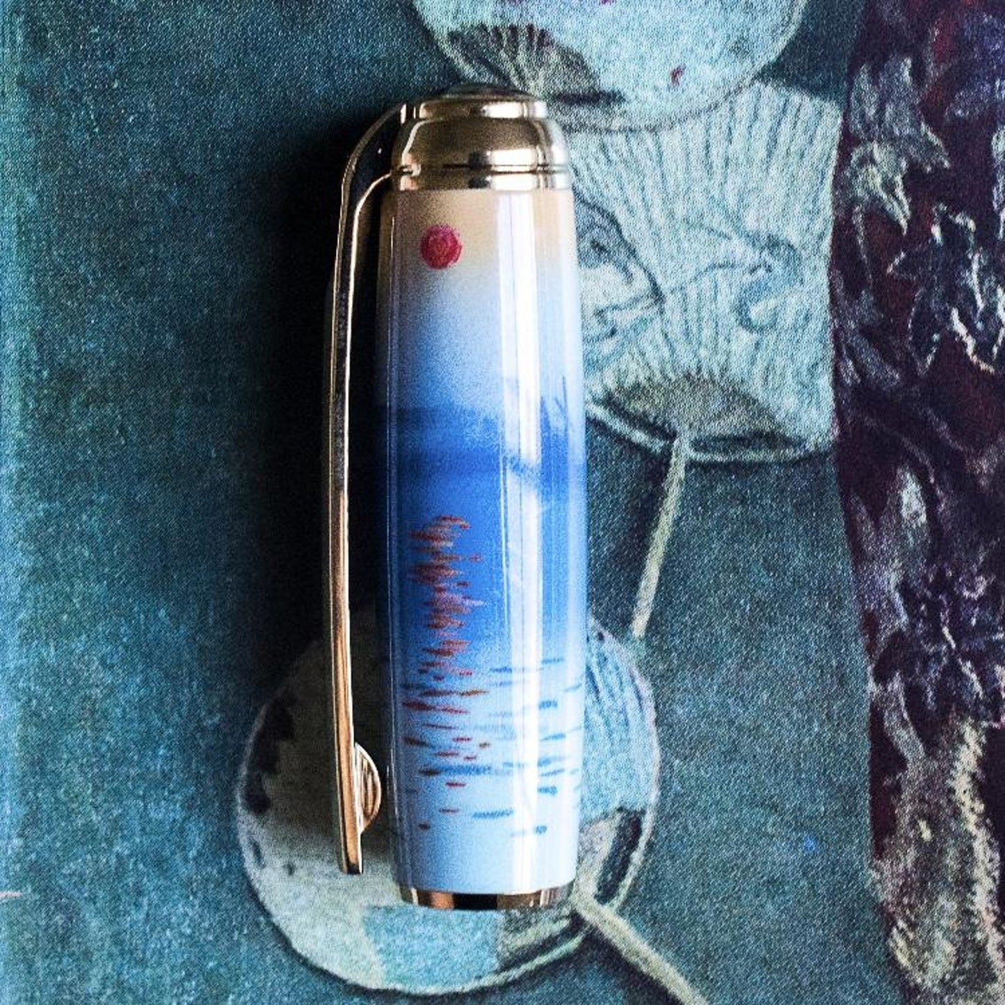 S.T. Dupont Line D Monet Writing Kit - Impression Sunrise - Limited Edition 410049LC2