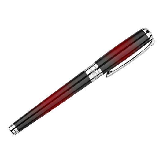 S.T. Dupont Line D Atelier Medium Sunburst Red Fountain Pen, 410106M