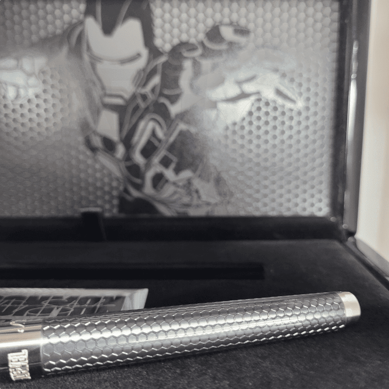 S.T. Dupont Line D Tony Stark Grey Convertible Medium Fountain Pen 410707