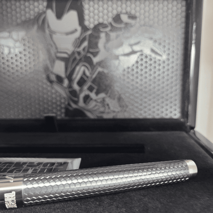 S.T. Dupont Line D Tony Stark Grey Convertible Medium Fountain Pen 410707