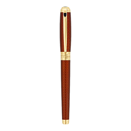 S.T. Dupont Line D Large Amber Rollerball Pen, 412111L