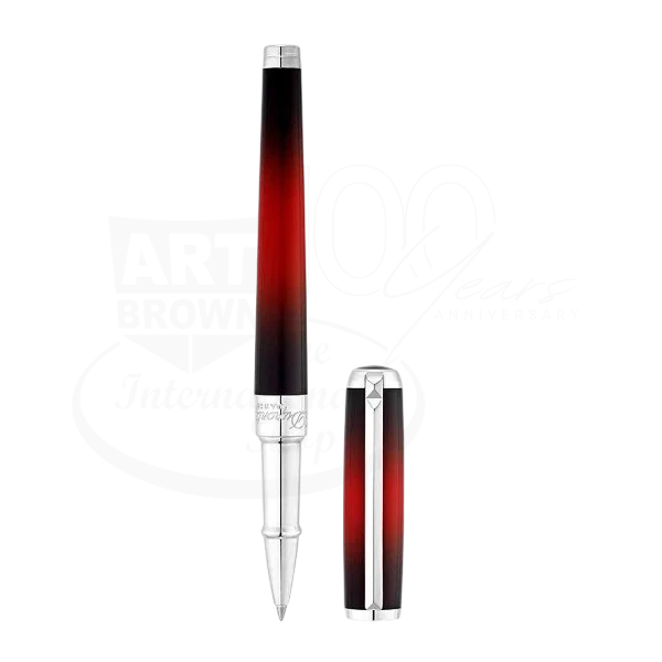 S.T. Dupont Line D Atelier Medium Sunburst Red Rollerball Pen, 412715