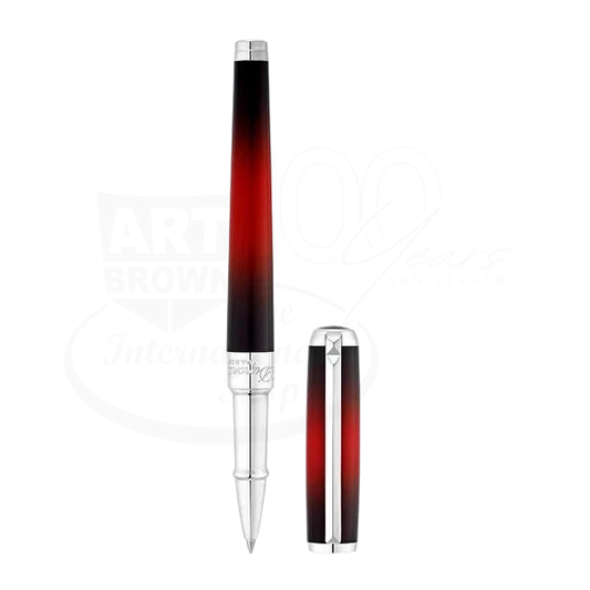 S.T. Dupont Line D Atelier Medium Sunburst Red Rollerball Pen, 412715