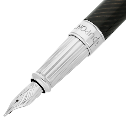 S.T. Dupont Line D Eternity Large Horse Mane Guilloche Fountain Pen