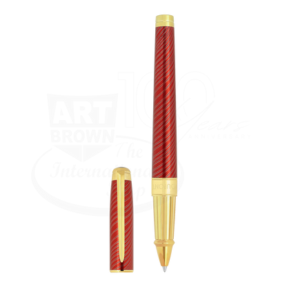 S.T. Dupont Line D Eternity Large Horse Mane Guilloche Rollerball Pen