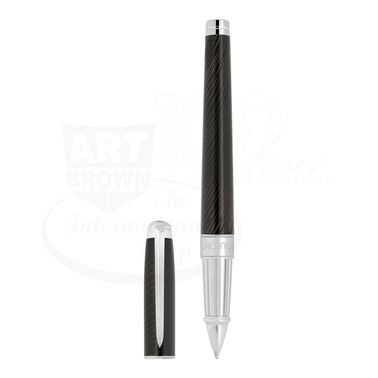 S.T. Dupont Line D Eternity Large Horse Mane Guilloche Rollerball Pen