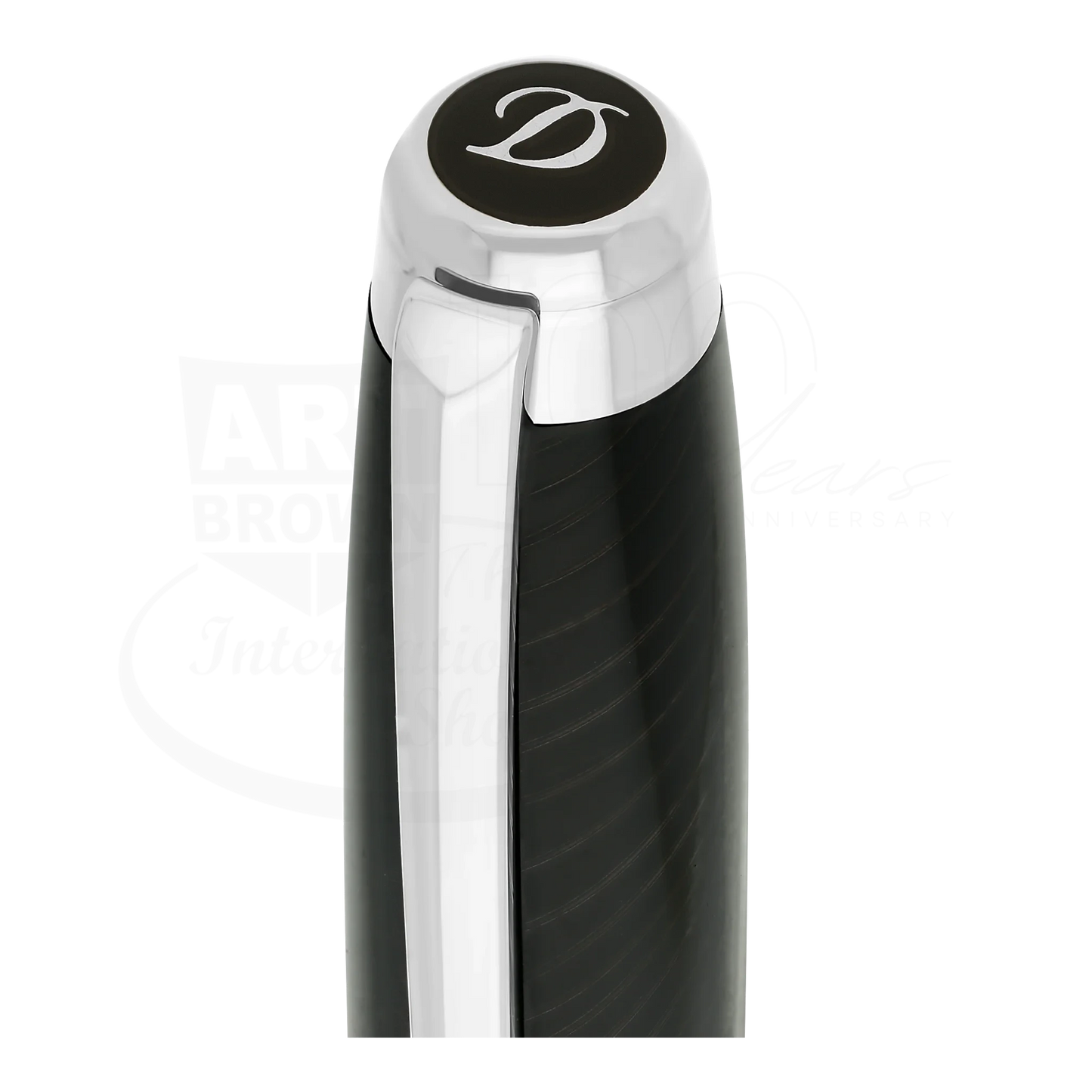 S.T. Dupont Line D Eternity Large Horse Mane Guilloche Rollerball Pen