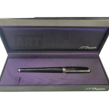 S.T. Dupont Fidelio Black and Palladium Rollerball Pen, 452403