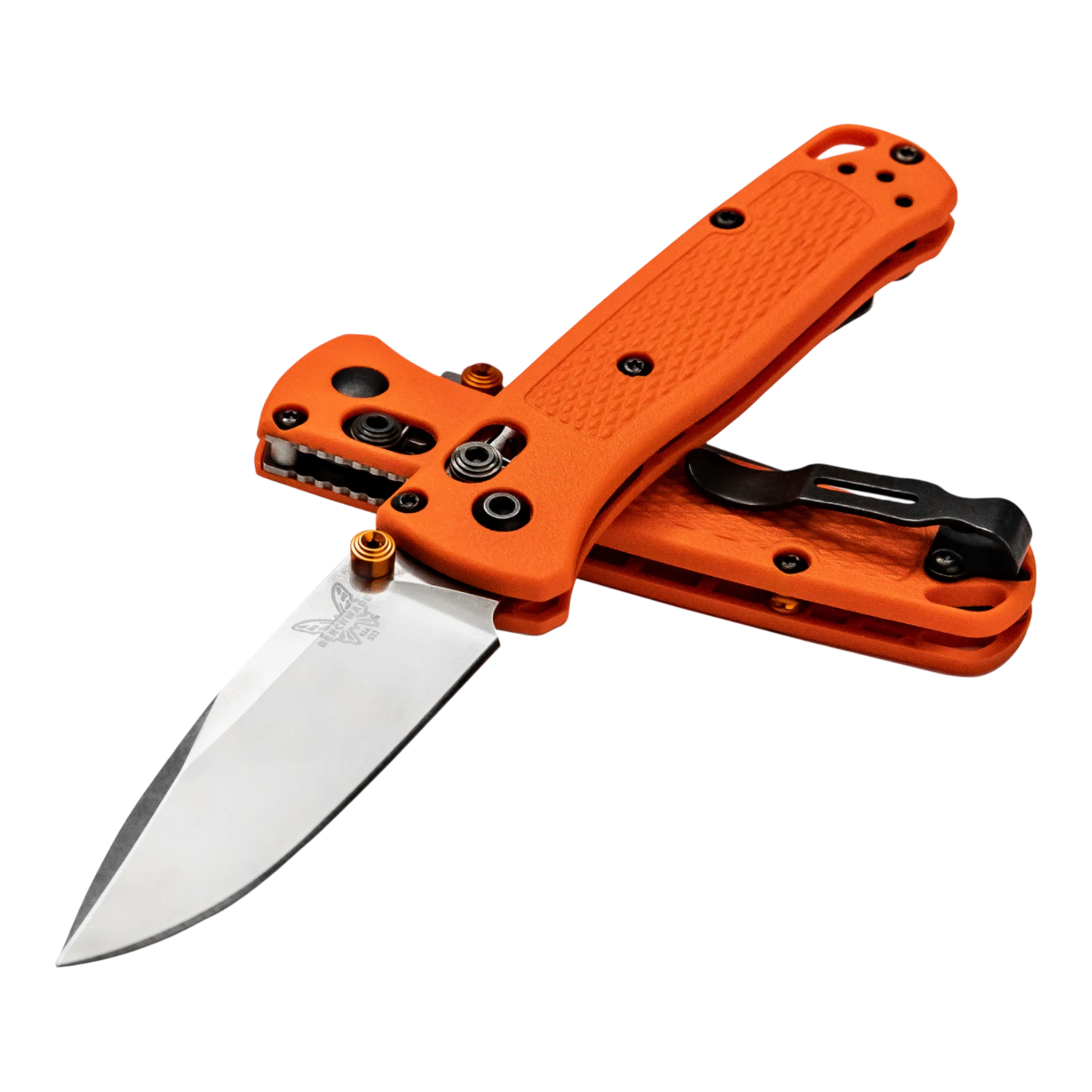 Benchmade Mini Bugout® Orange Grivory® Drop-point