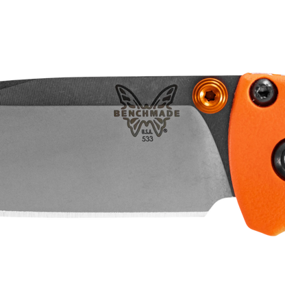 Benchmade Mini Bugout® Orange Grivory® Drop-point