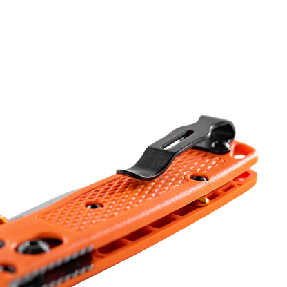 Benchmade Mini Bugout® Orange Grivory® Drop-point