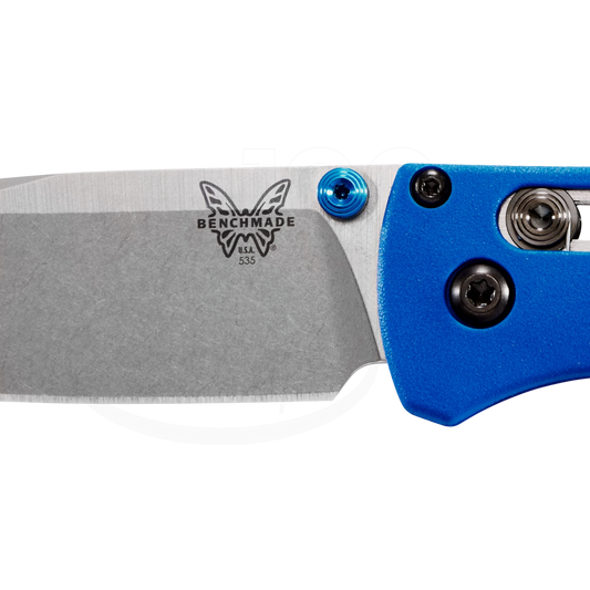 Benchmade Bugout® Blue Grivory® Drop-point