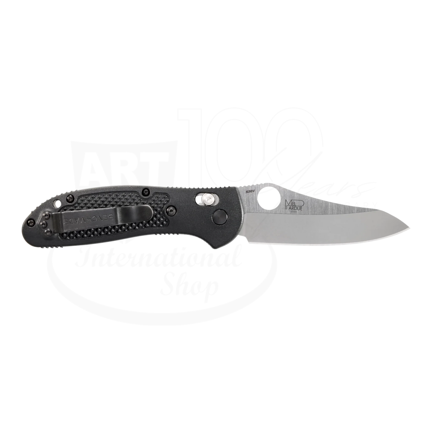 Benchmade Griptilian® Black Grivory® Sheepsfoot