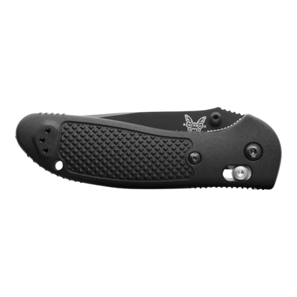 Benchmade Griptilian® Black Grivory® Serrated Drop-point