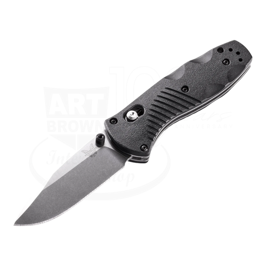Benchmade Mini-Barrage® Black Valox® Assist Drop Point