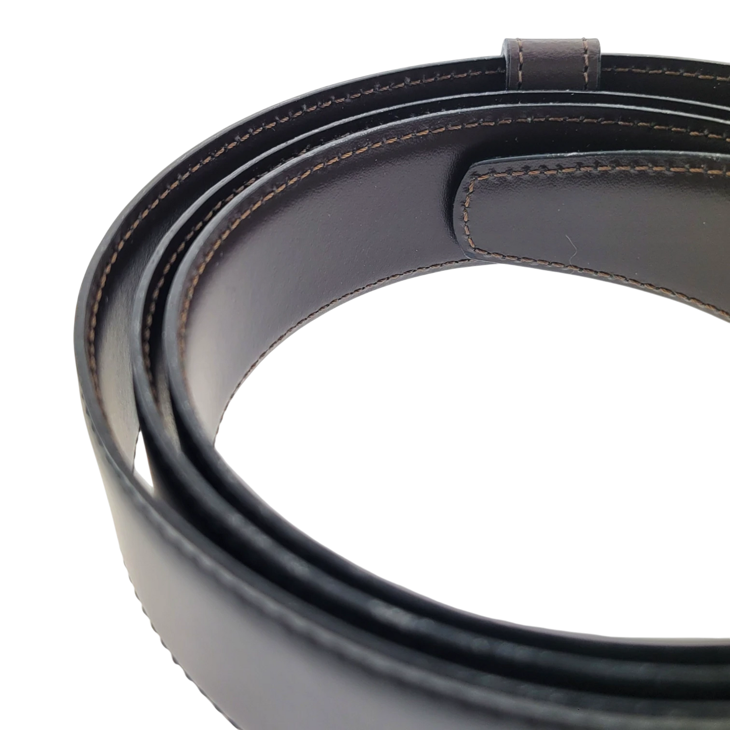 S.T. Dupont Two-Tone D Buckle with Reversible Black & Brown Leather Belt, 6660120