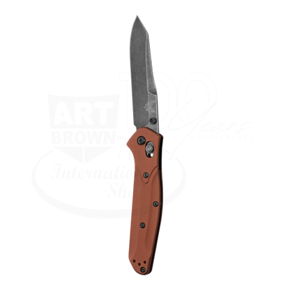 Benchmade Osborne Burnt Copper Aluminum Reverse Tanto