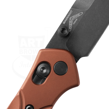 Benchmade Osborne Burnt Copper Aluminum Reverse Tanto