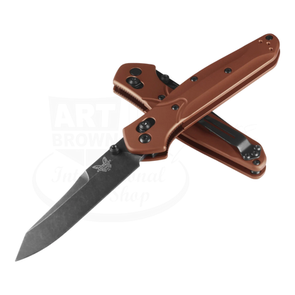 Benchmade Osborne Burnt Copper Aluminum Reverse Tanto