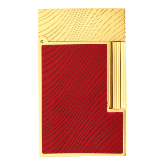 S.T. Dupont Ligne 2 Perfect Cling Horse Mane Guilloche Lighter