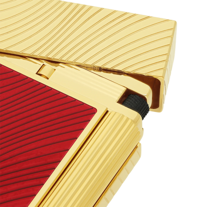 S.T. Dupont Ligne 2 Perfect Cling Horse Mane Guilloche Lighter