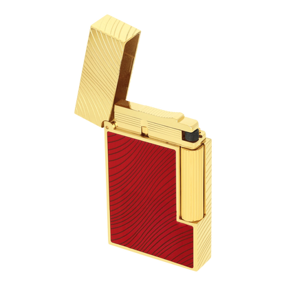 S.T. Dupont Ligne 2 Perfect Cling Horse Mane Guilloche Lighter