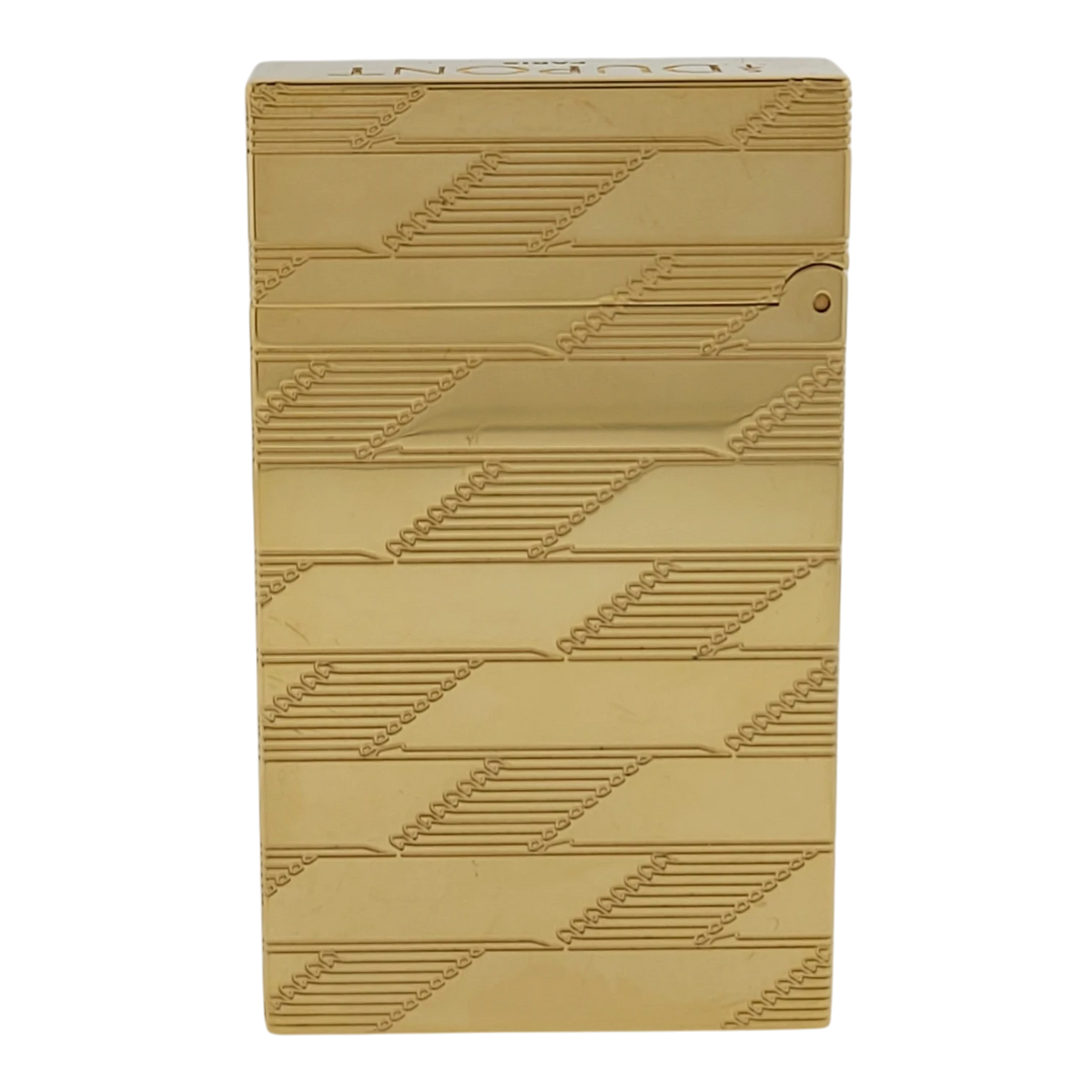 S.T. Dupont Display Model Ligne 2 Perfect Cling Monogram 1872 Gold Lighter, C16178-D