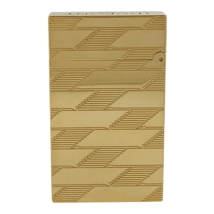 S.T. Dupont Display Model Ligne 2 Perfect Cling Monogram 1872 Gold Lighter, C16178-D