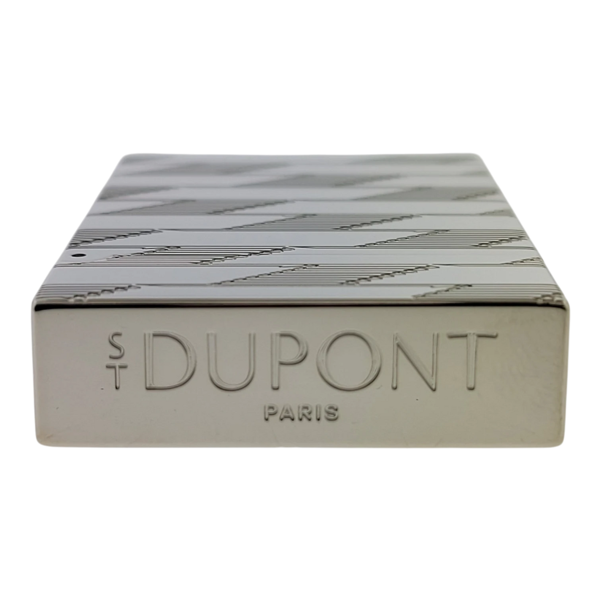 S.T. Dupont Display Model Ligne 2 Perfect Cling Monogram 1872 Palladium Lighter, C16180-D