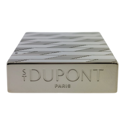 S.T. Dupont Display Model Ligne 2 Perfect Cling Monogram 1872 Palladium Lighter, C16180-D
