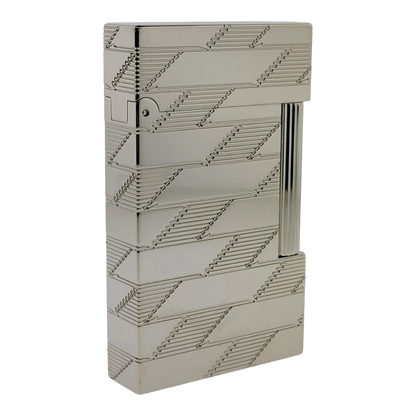 S.T. Dupont Display Model Ligne 2 Perfect Cling Monogram 1872 Palladium Lighter, C16180-D