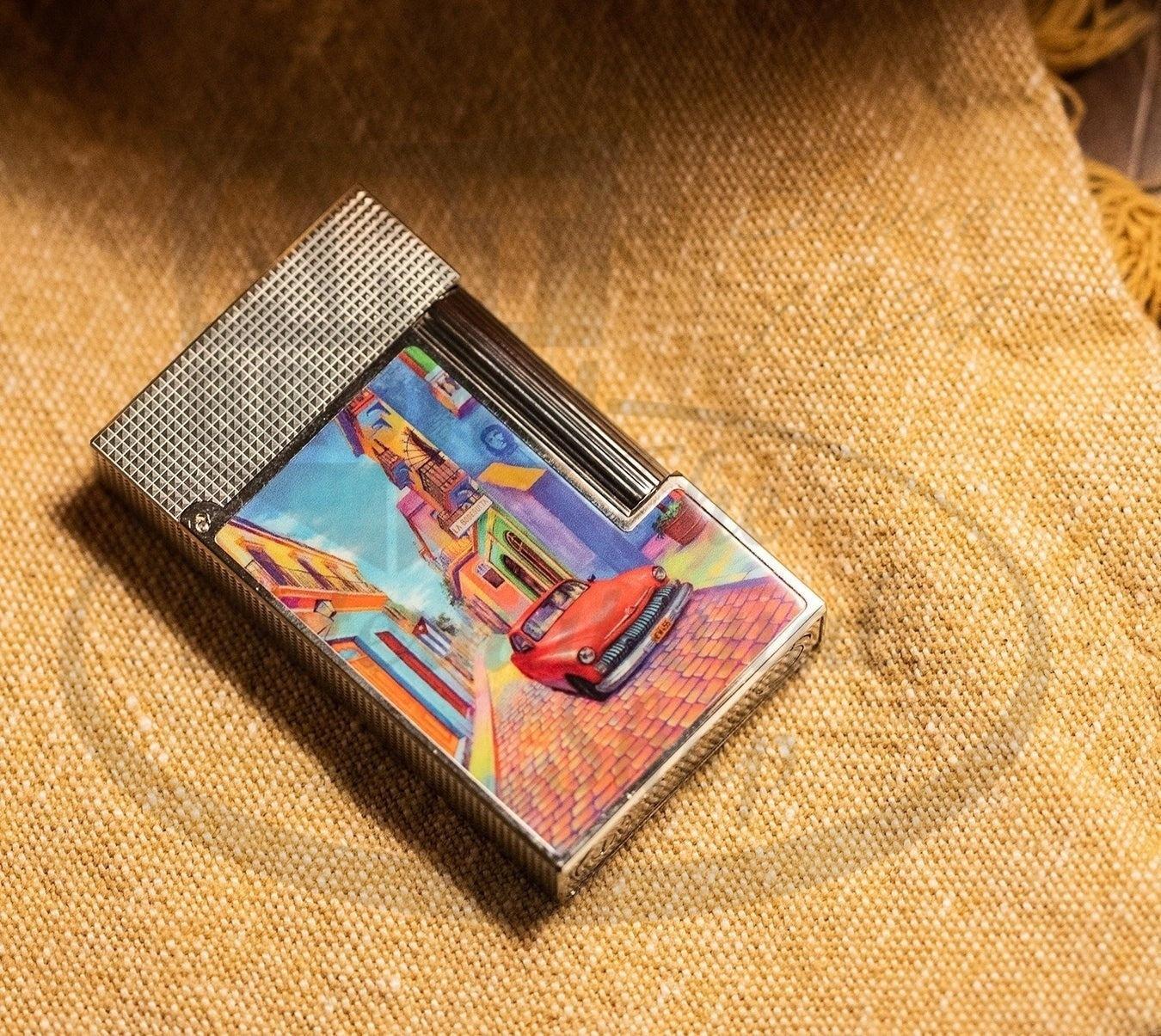 S.T. Dupont Ligne 2 Perfect Cling Havana Lighter, C16389 – Art Brown