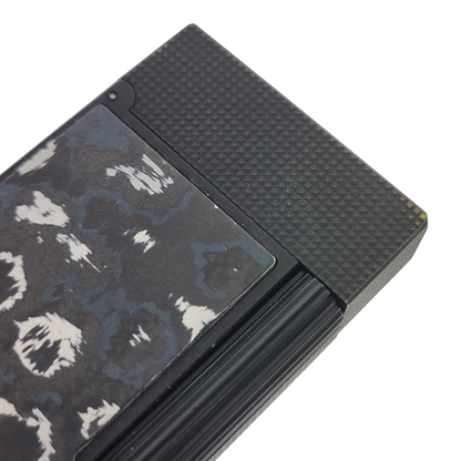 Preowned S.T. Dupont Ligne 2 Perfect Cling Dark Storm Carbon Lighter, C16397DS-D1