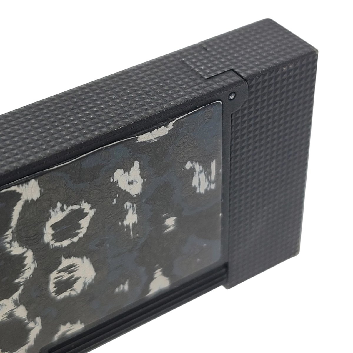 Preowned S.T. Dupont Ligne 2 Perfect Cling Dark Storm Carbon Lighter, C16397DS-D1