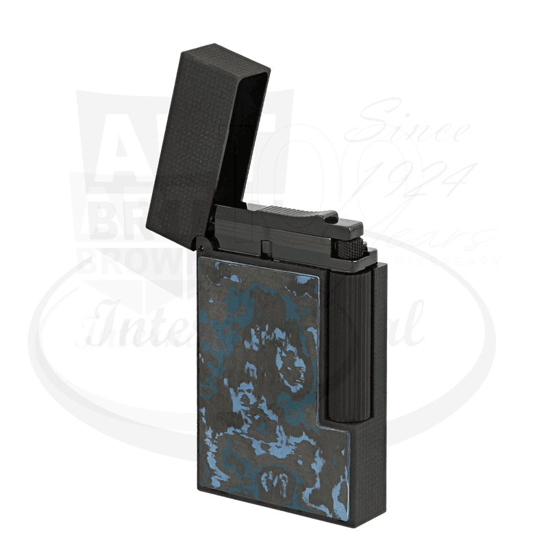 S.T. Dupont Ligne 2 Perfect Cling Glacial Cave Carbon Lighter, C16397GC
